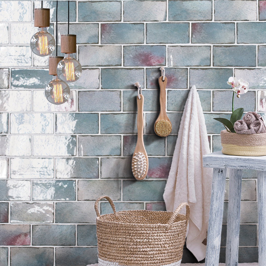 Kaleidoscope Royal 3X6 Ceramic Wall Tile