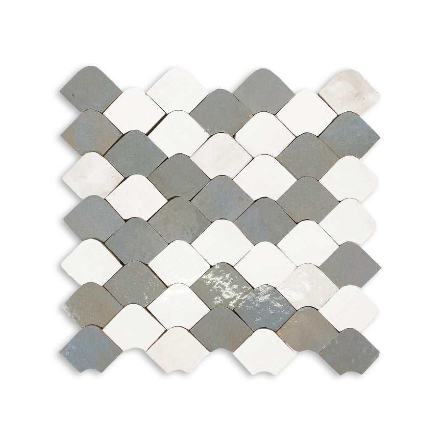 Zellij Scales Terracotta Mosaic
