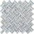 Island Sky Double Basketweave Mosaic