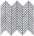 Artistic Statuario Chevron Mosaic- Polished