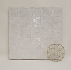 Zellij Tic Tac Toe Terracotta Mosaic