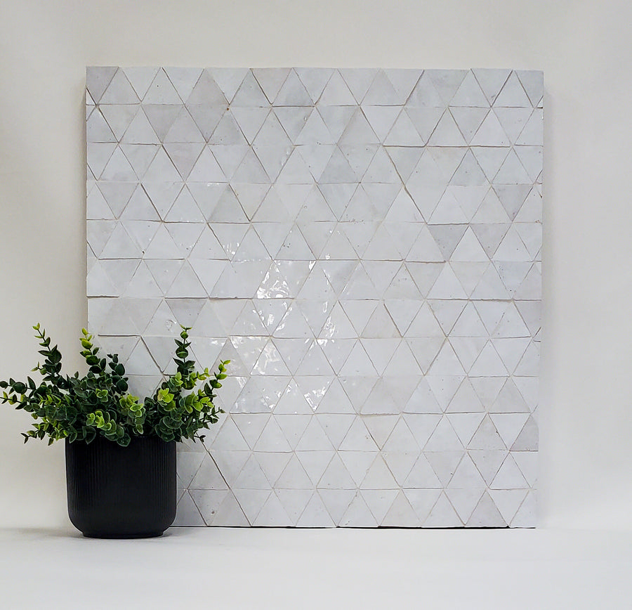 Zellij Triangle Terracotta Mosaic