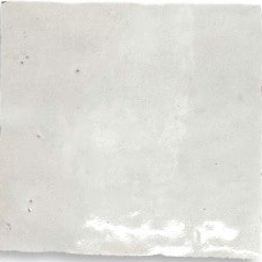 Zellij Ibis White Terracotta 4X4 Wall Tile