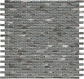 Elements Anthracite Mini-Brick Glass Mosaic