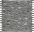 Elements Silver Mini-Brick Glass Mosaic