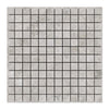 Silver Travertine Honed & Filled 1x1 Mosaic