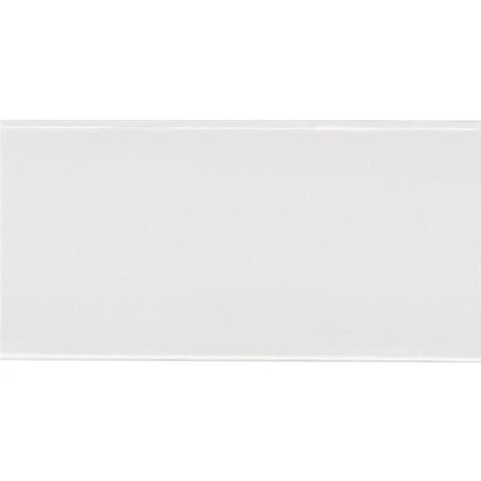 Snow White | Glossy Subway Tile 3x6 - Sample