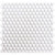 GetAround | White Penny Round Tile Glossy 3/4 | 12x12 Sheet