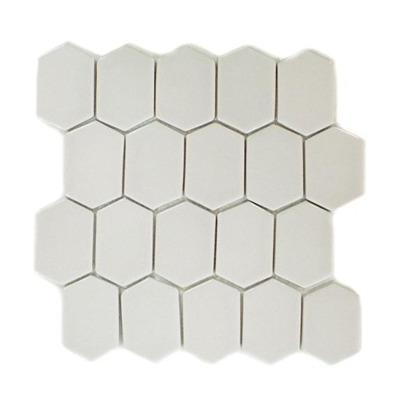 Ivory Coast | Mod Picket Mosaic | The Essentials | Tile 10x11 - Sample