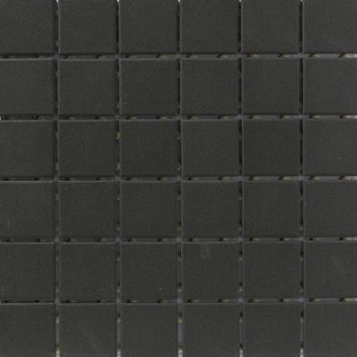 Glazed Porcelain 2 Inch Mosaics | Black - Sample - Mission Stone & Tile
