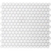 GetAround Penny Round Mosaic Tile | White | Matte Finish | 12x12 Sheet - Mission Stone & Tile