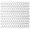 GetAround Penny Round Mosaic Tile | White | Matte Finish | 12x12 Sheet - Sample - Mission Stone & Tile