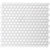 GetAround Penny Round Mosaic Tile | White | Matte Finish | 12x12 Sheet - Sample