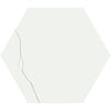 Mate Porcelain 8" Hexagon | Marmo Bianco | 41Zero42 - Sample - Mission Stone & Tile