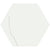Mate Porcelain 8" Hexagon | Marmo Bianco | 41Zero42 - Sample