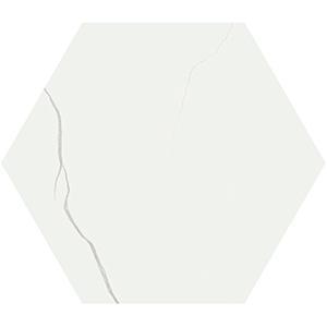 Mate Porcelain 8" Hexagon | Marmo Bianco | 41Zero42 - Mission Stone & Tile