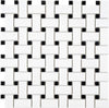 Basketweave | Ceramic White and Black - Sample