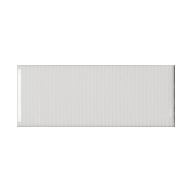 Whisper White | Pinstripe |The Essentials | Textured Subway Tile 2"x5"