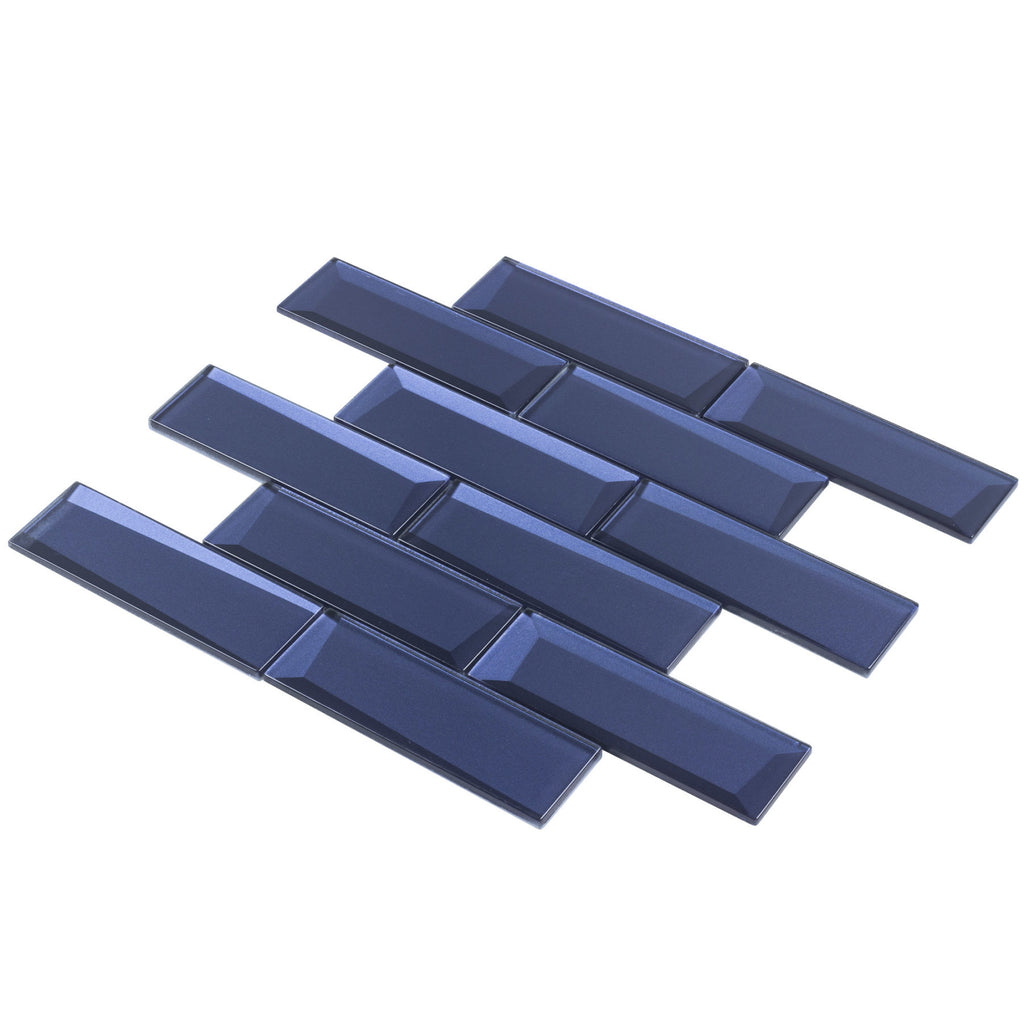 Forma | Porto Blu Bricks Mosaic Tile 12 x 15
