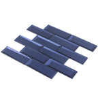 Forma | Porto Blu Bricks Mosaic Tile 12 x 15