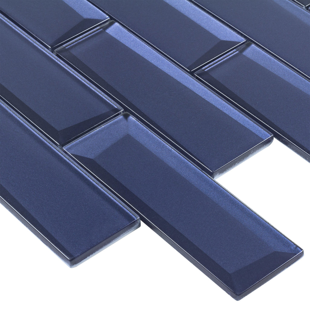 Forma | Porto Blu Bricks Mosaic Tile 12 x 15