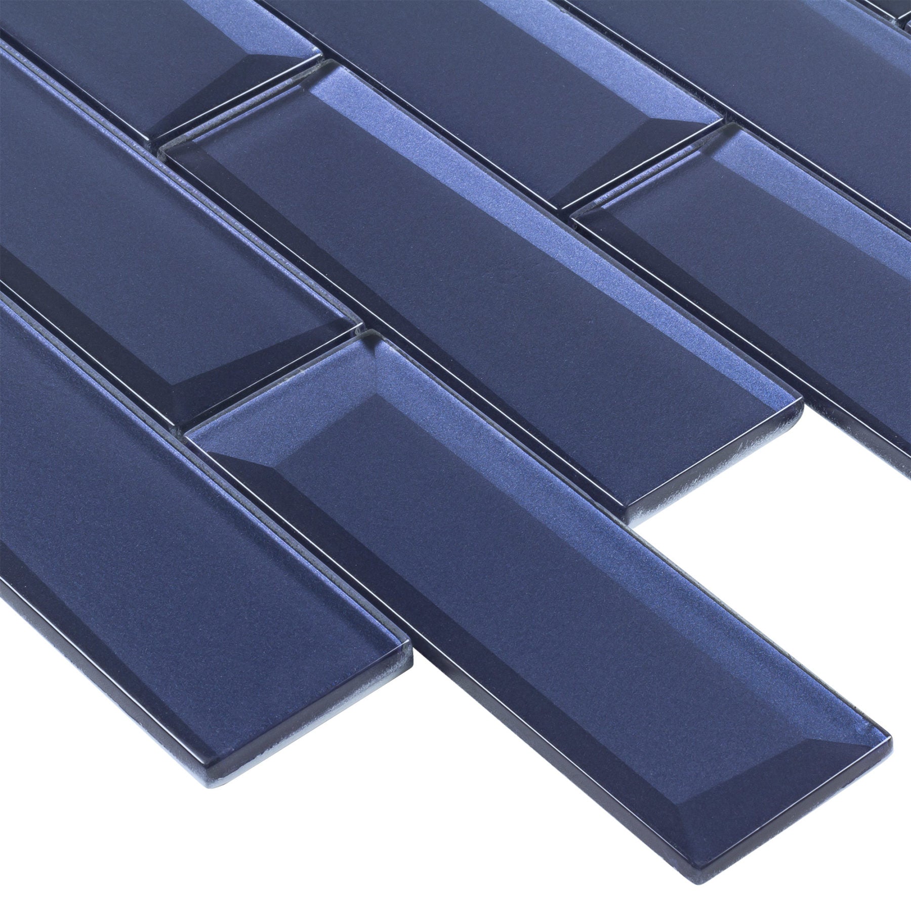 Forma | Porto Blu Bricks Mosaic Tile 12 x 15
