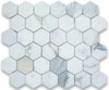 Hexagon | Calacatta | Polished 3" - Sample